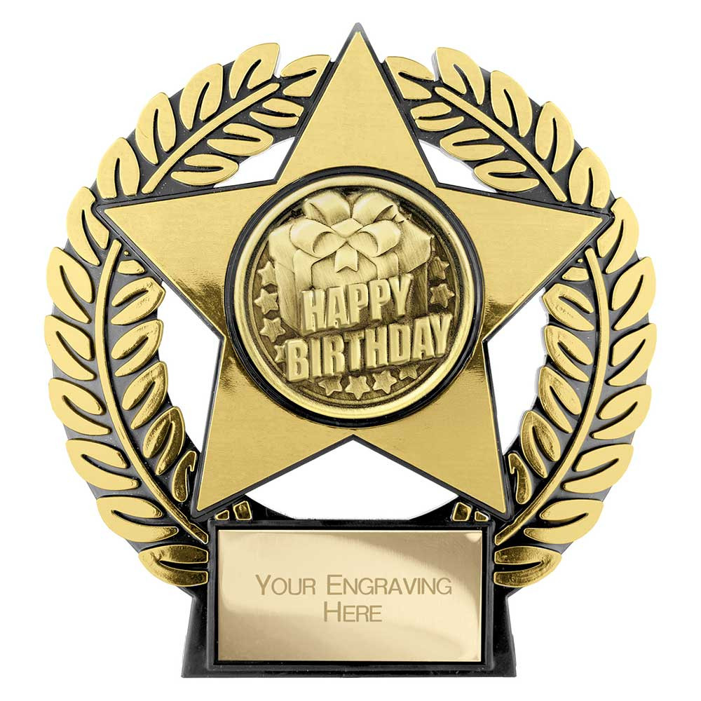 Emperor Star Happy Birthday Plaque