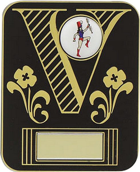 Black and Gold Budget Plaque