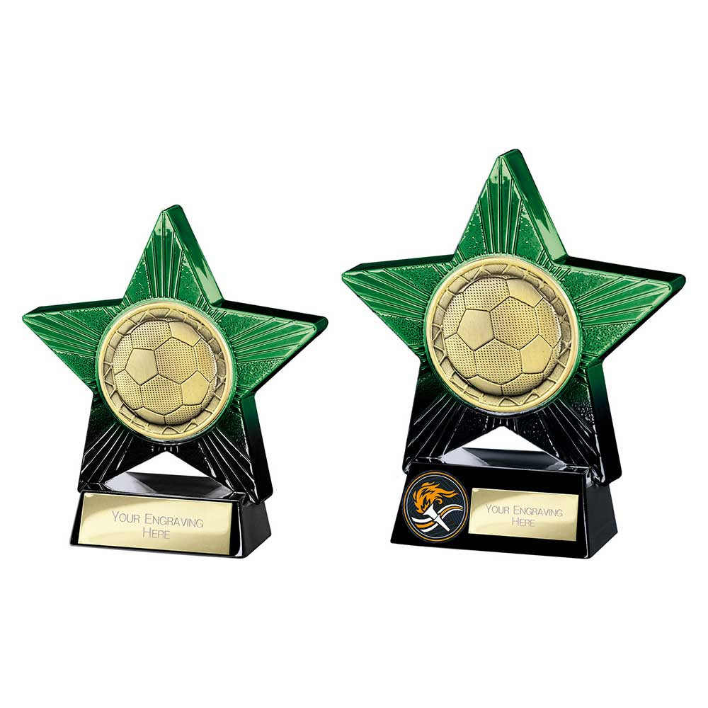 Superstar Football Award Green & Black