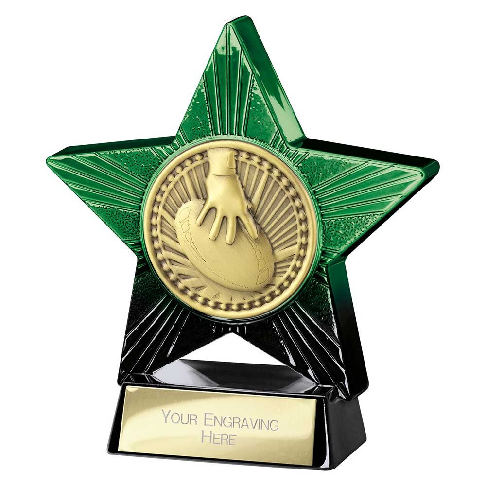 Superstar Rugby Award Green & Black