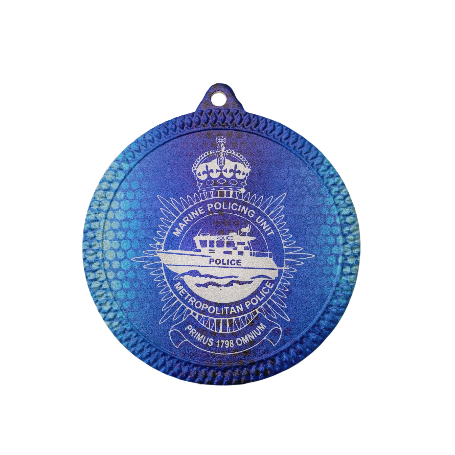 Colour Printed 60mm Bespoke Medal