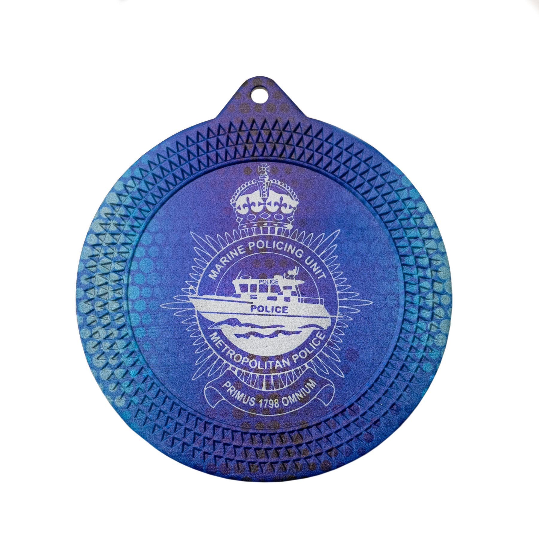 Colour Printed 70mm Bespoke Medal