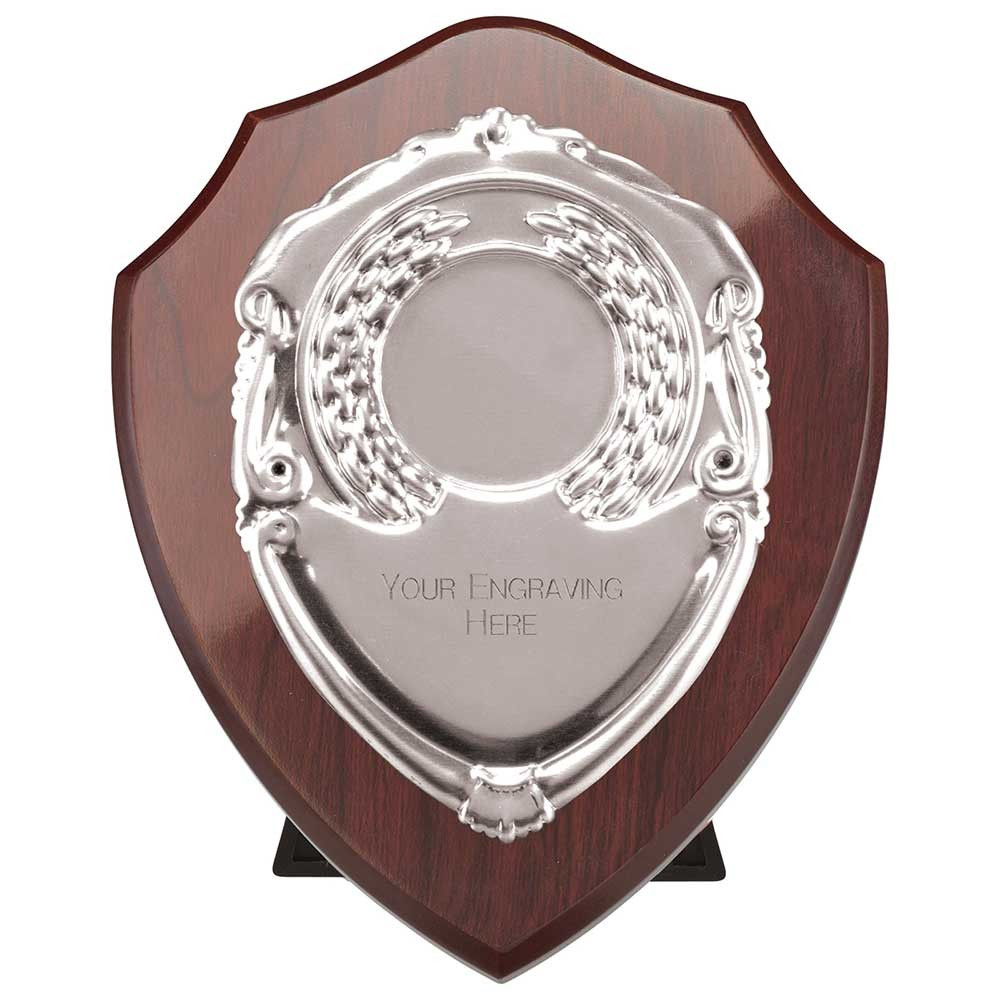 Reward Shield & Front Mahogany & Silver 