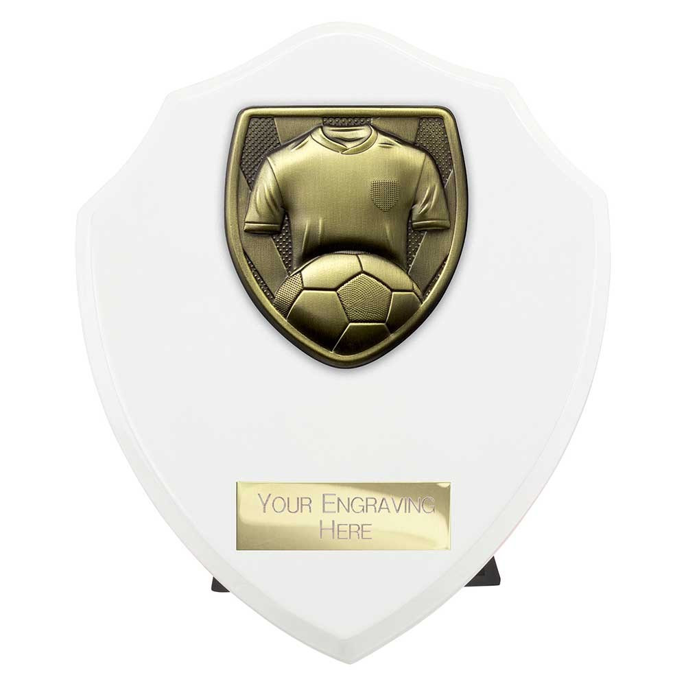 Cobra Shield Football Shirt & Ball Award Arctic White