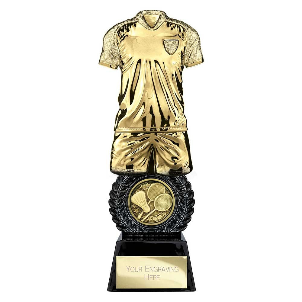 Intensity Badminton Award Gold & Carbon Black