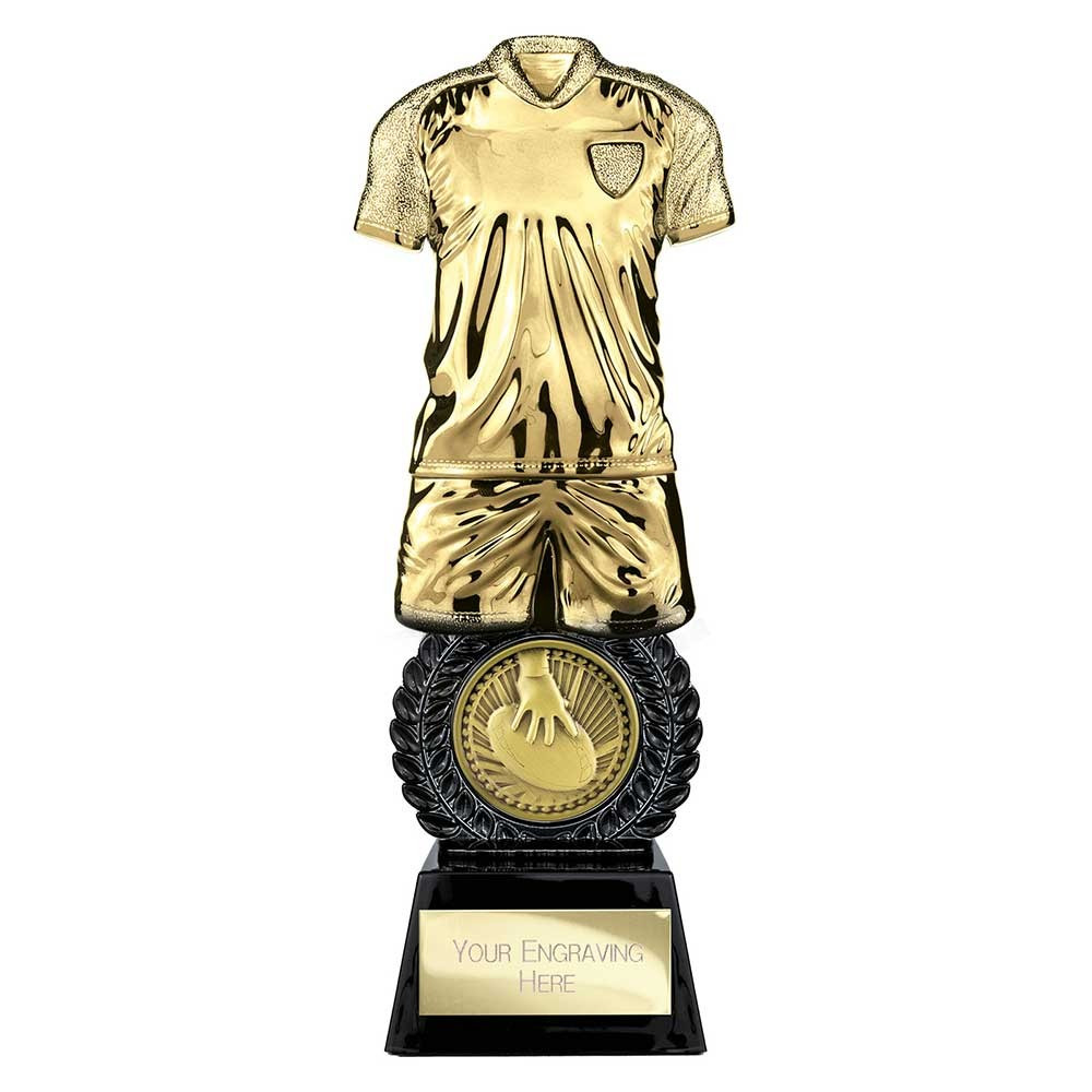 Intensity Rugby Award Gold & Carbon Black