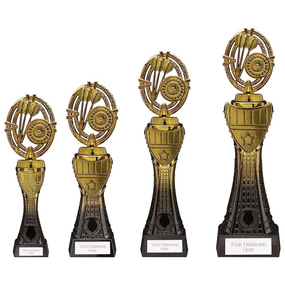 Maverick Heavyweight Darts Award Black & Gold 