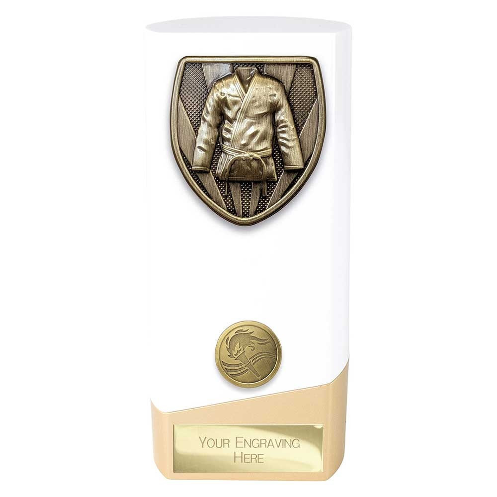 Prime Cobra Martial Arts Award White & Gold