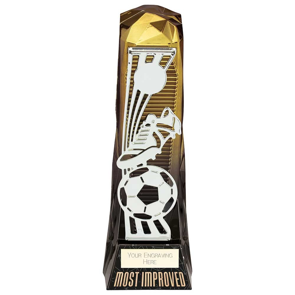 Shard Football Most Improved Award Gold to Black 