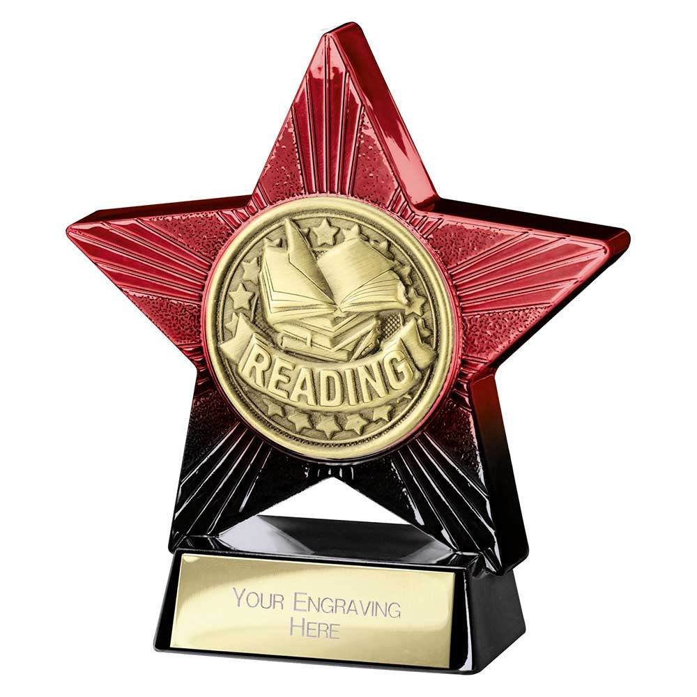Superstar Reading Award Red & Black