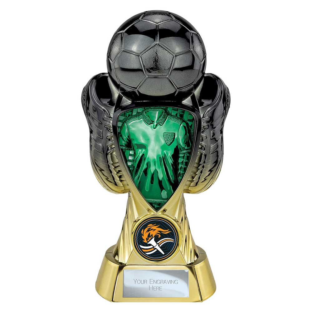 Tournament Heavyweight Green Shirt Carbon Black & Gold