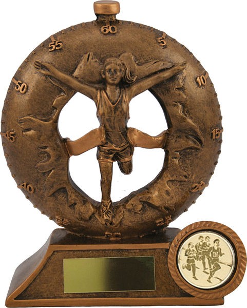 Bronze Female Athletics Trophy