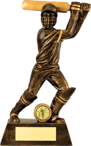Award RF176B 178mm,FREE Engraving, Batting Trophy td Cricket Batsman 