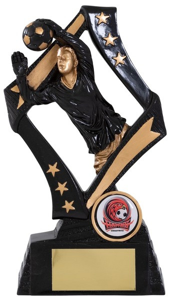 Black Diamond Goalkeeper Football Trophy