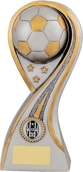 Silver and Gold Football Trophy