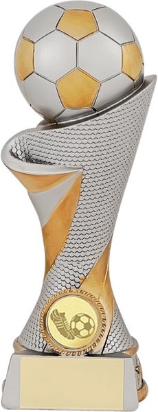 Silver and Gold Football Trophy