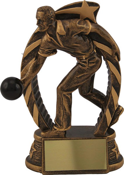 Bronze Tenpin Bowling Trophy