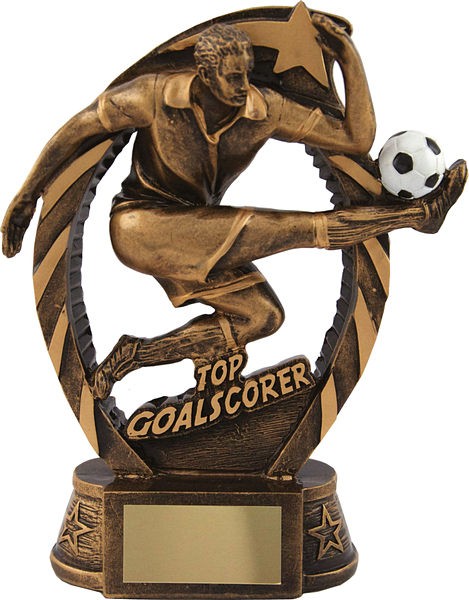 FOOTBALL SOCCER TOP GOAL SCORER TROPHY QUALITY ENGRAVED FREE SQUAD TEAM TROPHIES 