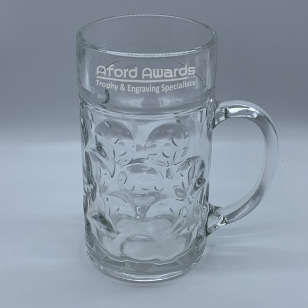 Rink Drink German Stein Beer Glass 2 pints