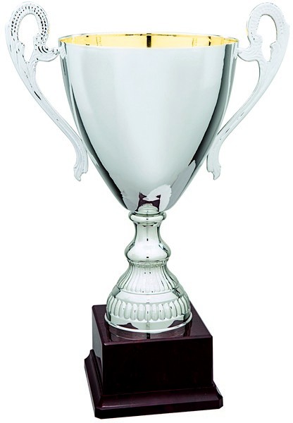 Silver Cup on Plastic Base