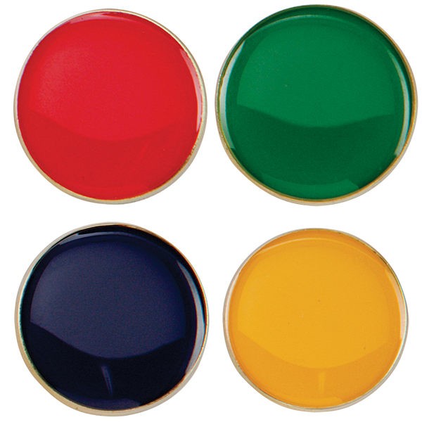 Scholar Pin Badge Round