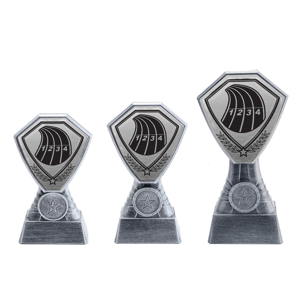Antique Silver Athletics Plastic Tower