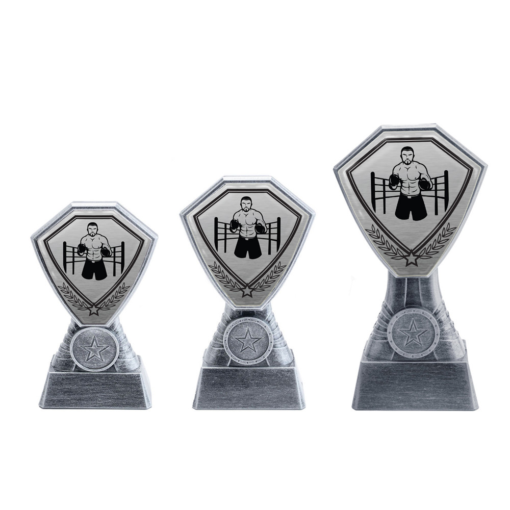 Antique Silver Boxing Plastic Tower