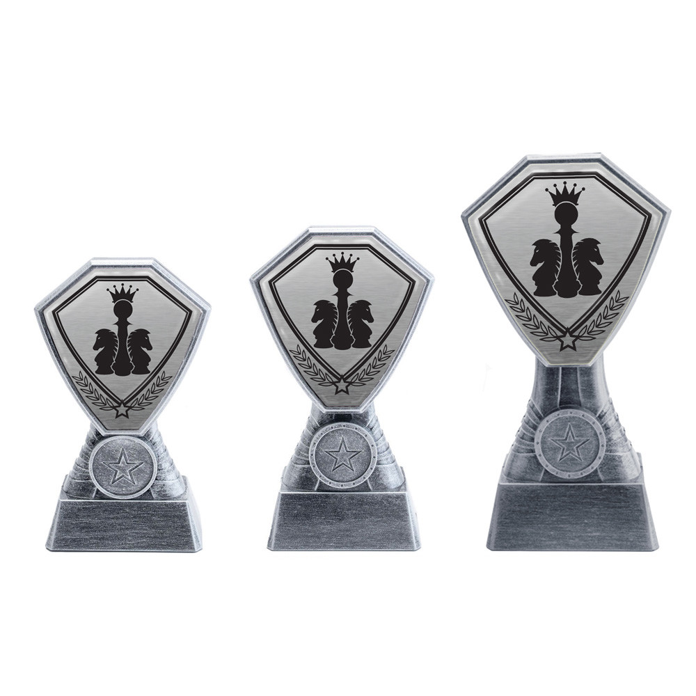 Antique Silver Chess Plastic Tower