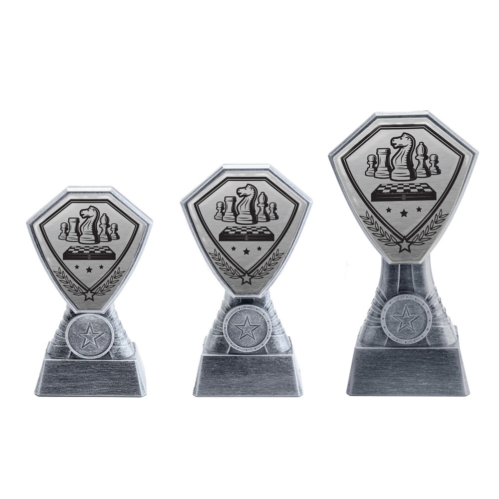 Antique Silver Chess Plastic Tower