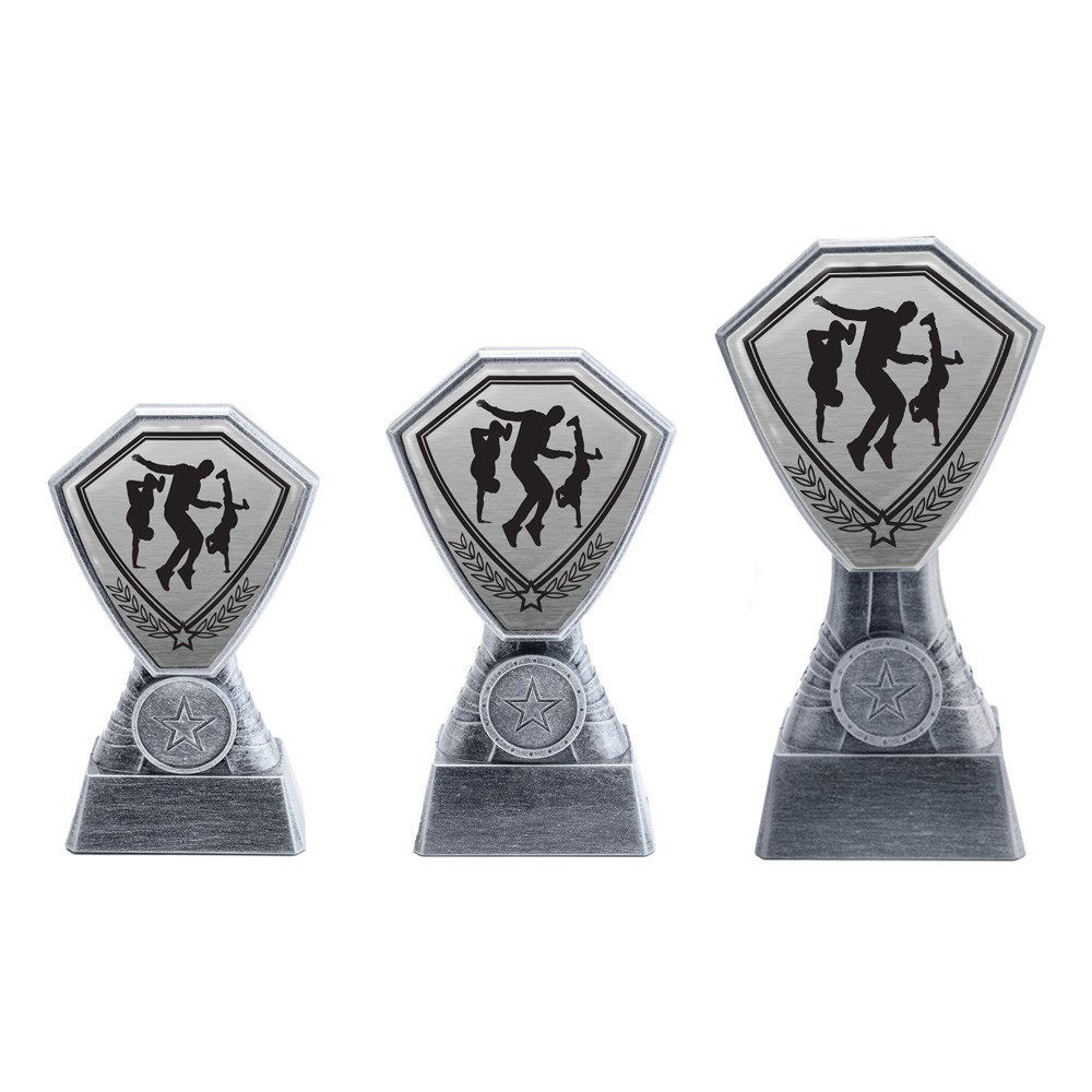 Antique Silver Dancing Plastic Tower