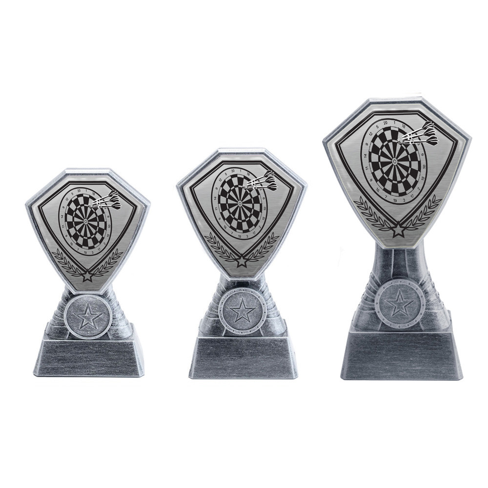 Antique Silver Darts Plastic Tower