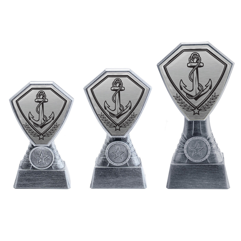 Antique Silver Sailing Plastic Tower
