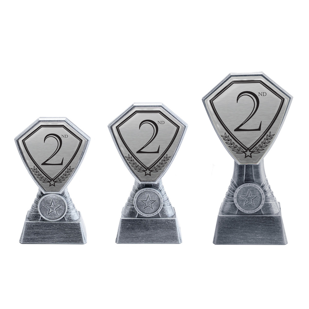 Antique Silver 2nd Place Plastic Tower