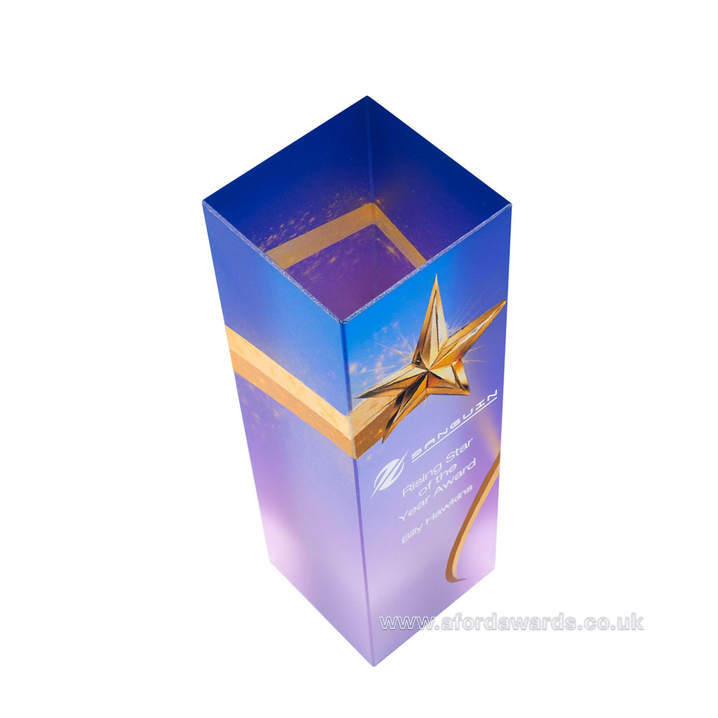 Chroma Designer Shooting Star Crystal Column Award