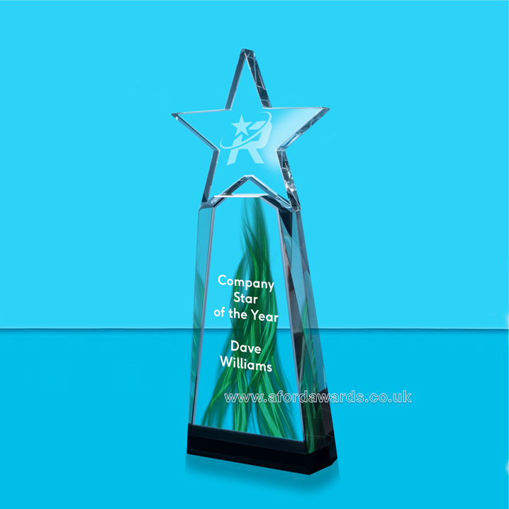 Houston Crystal Star Alchemy Flame Award
