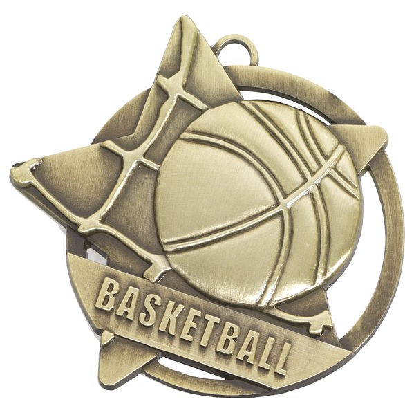 Basketball Star Medal