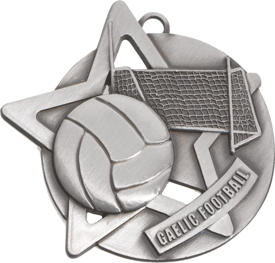 Gaelic Football Star Medal