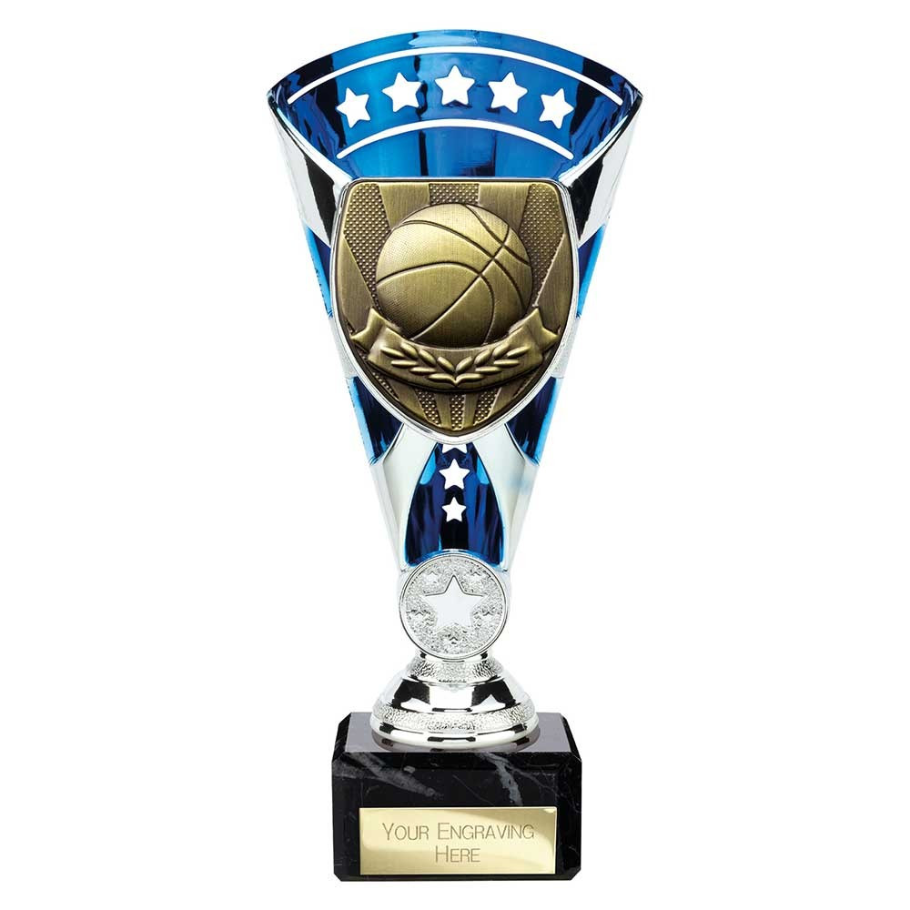 Cobra Star Cup Basketball Silver & Blue