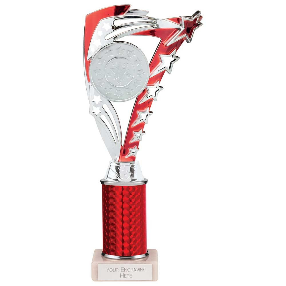 Frenzy Multisport Tube Trophy Silver & Red 
