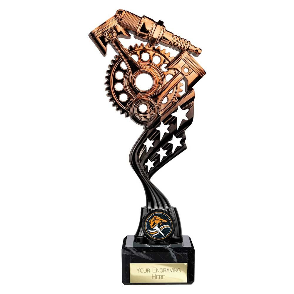 Innov8 Motorsport Plastic Trophy Bronze & Black