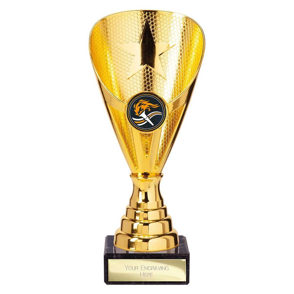Rising Stars Premium Plastic Trophy Gold