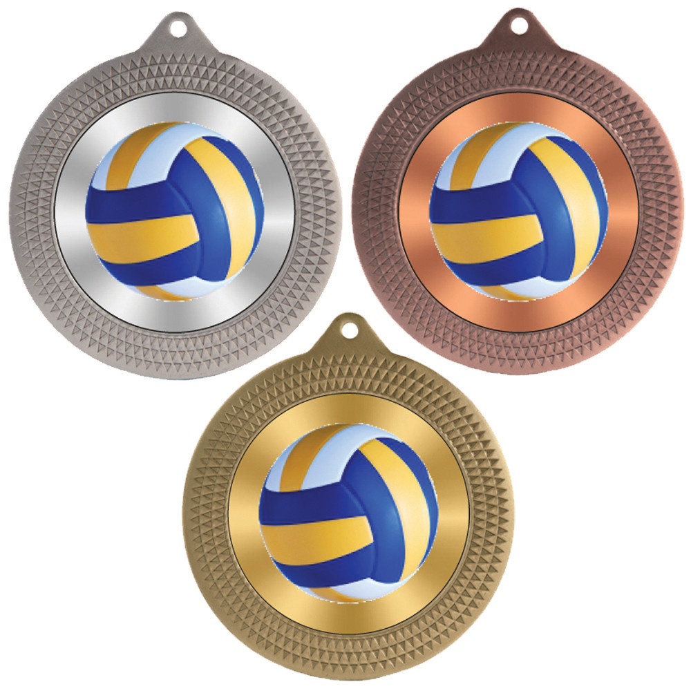 Beach Volleyball 70mm Medal