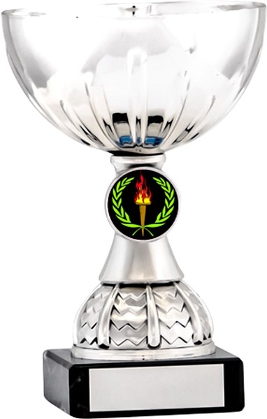 Silver Cup Trophy with Victory Insert