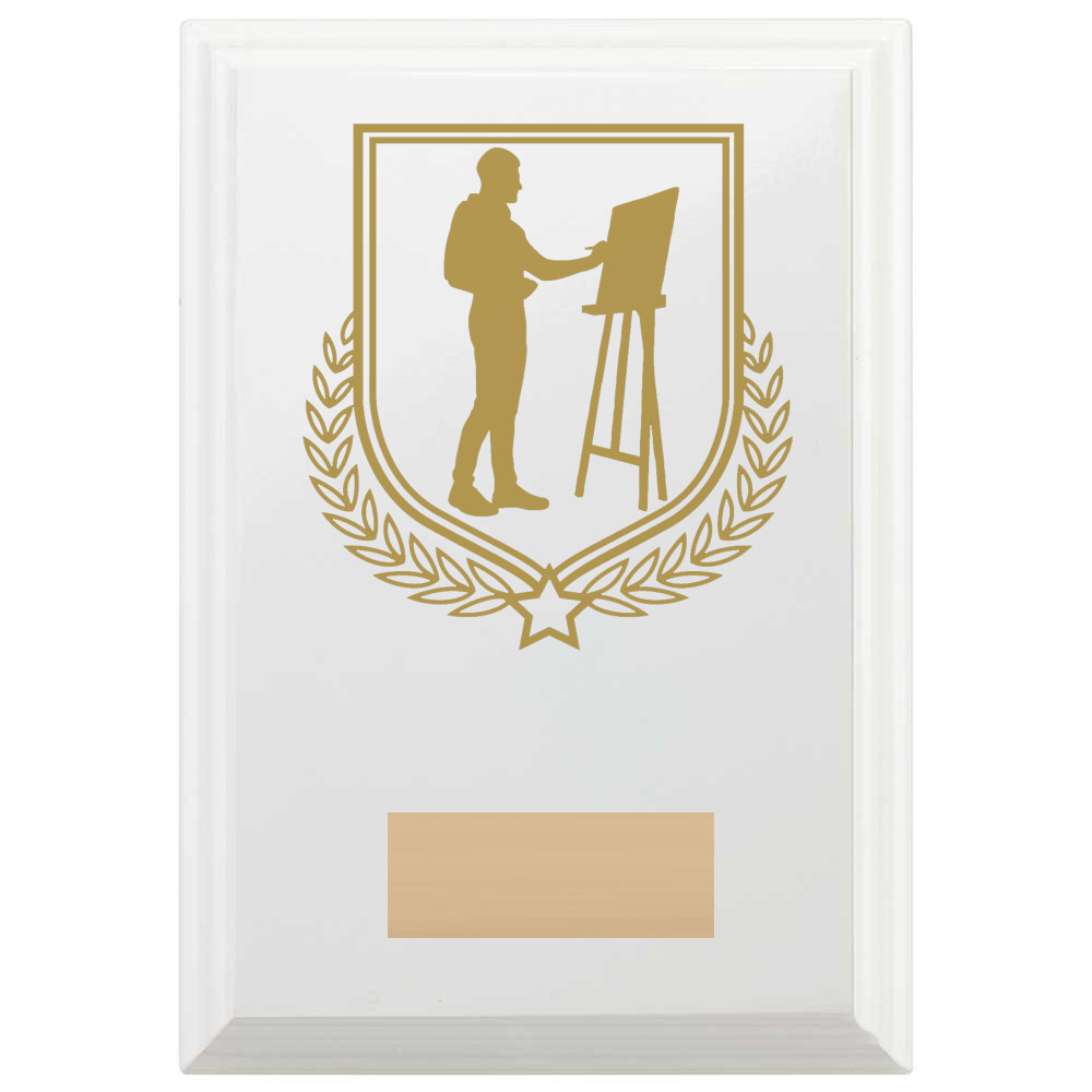 Art Reward Plaque In Arctic White