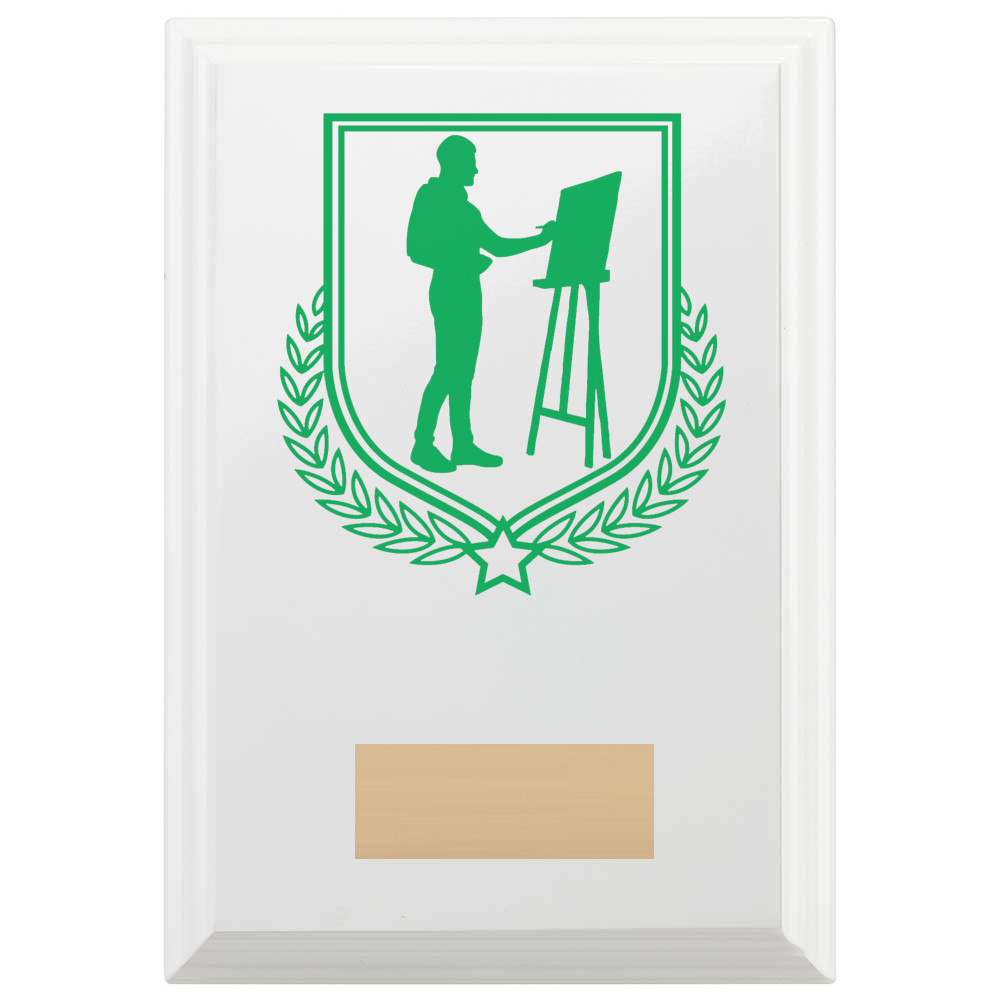 Art Reward Plaque In Arctic White