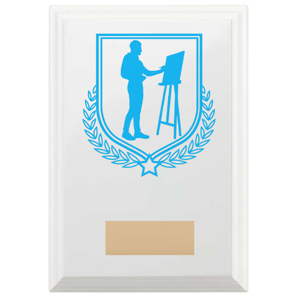 Art Reward Plaque In Arctic White