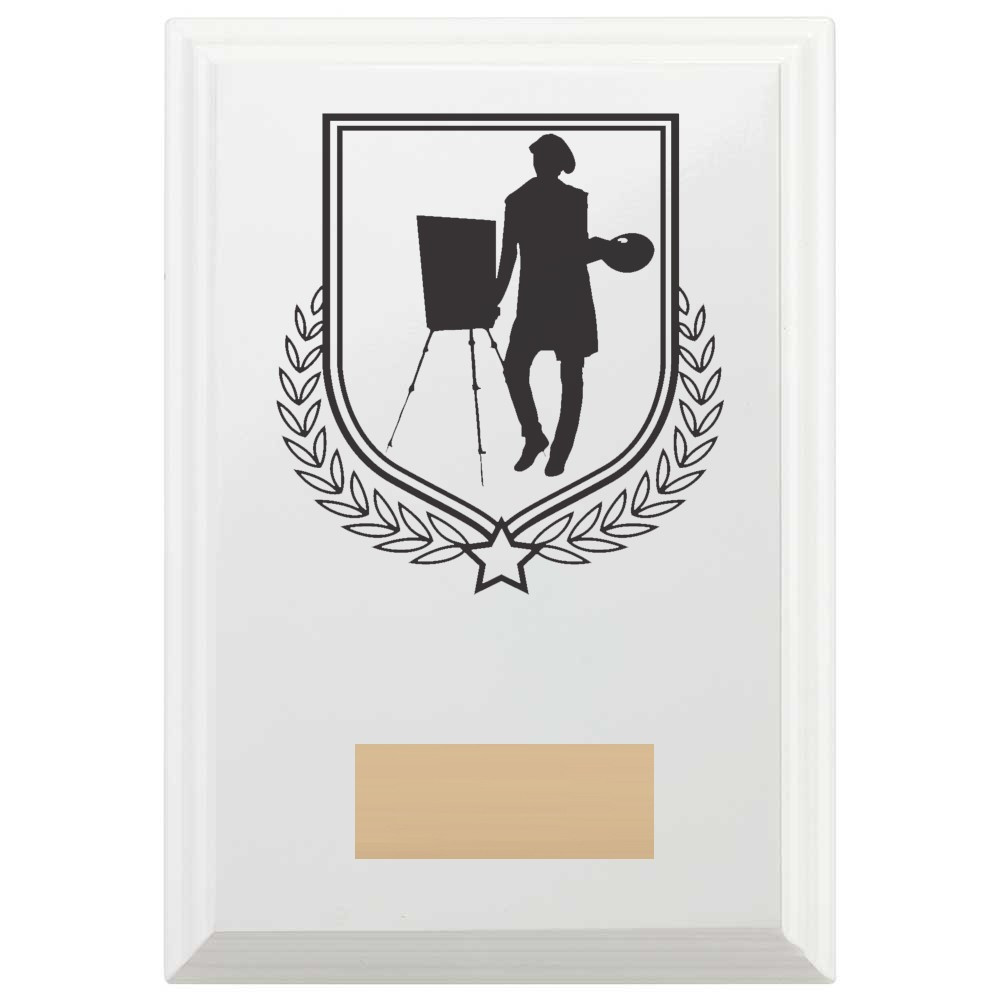 Art Reward Plaque In Arctic White