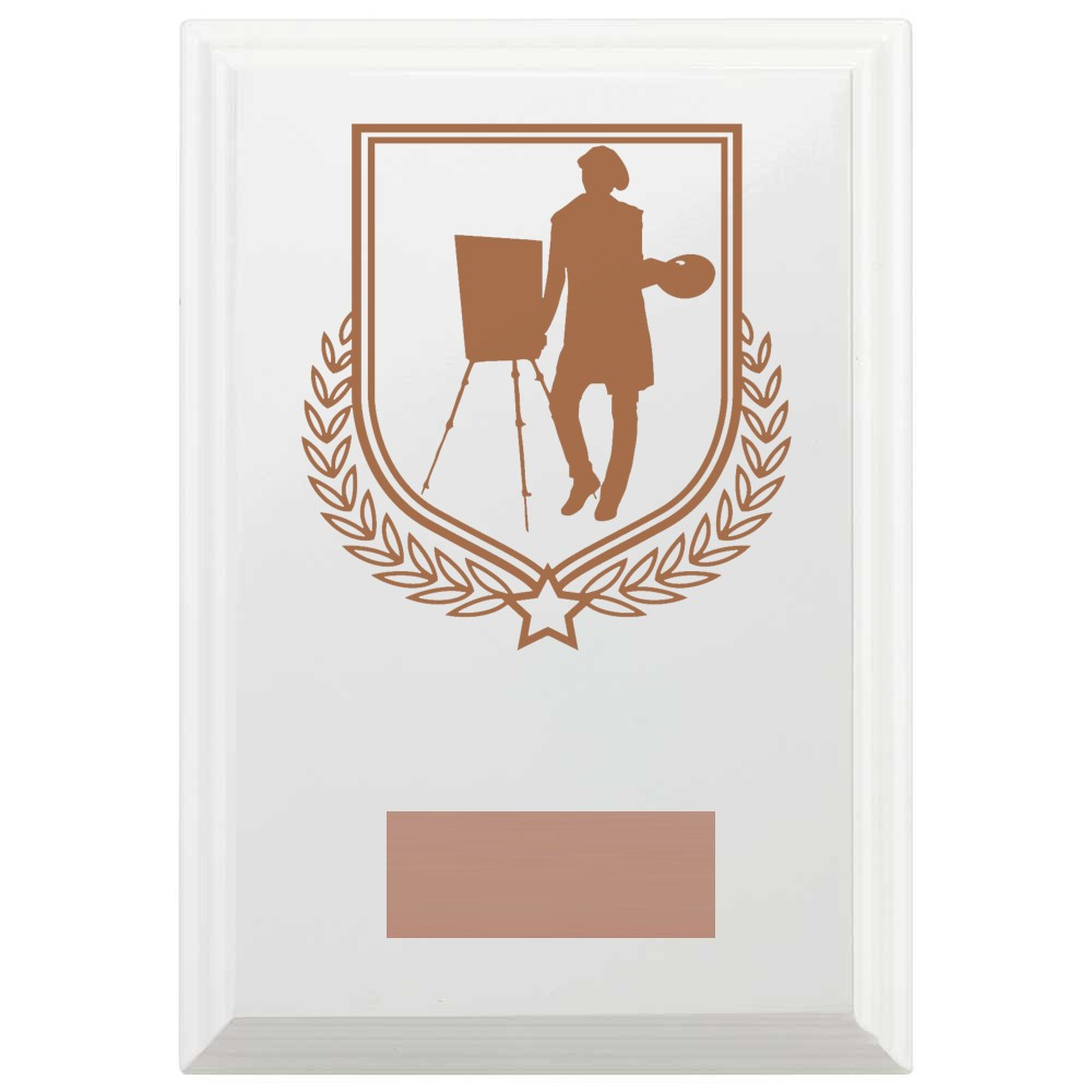 Art Reward Plaque In Arctic White