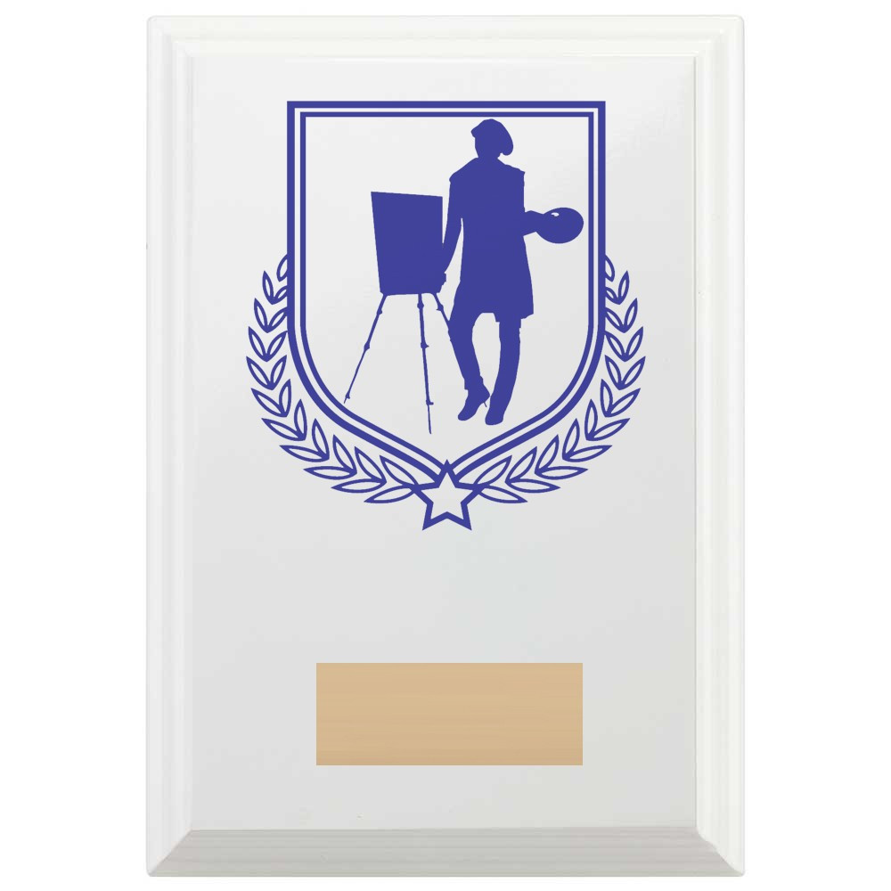 Art Reward Plaque In Arctic White