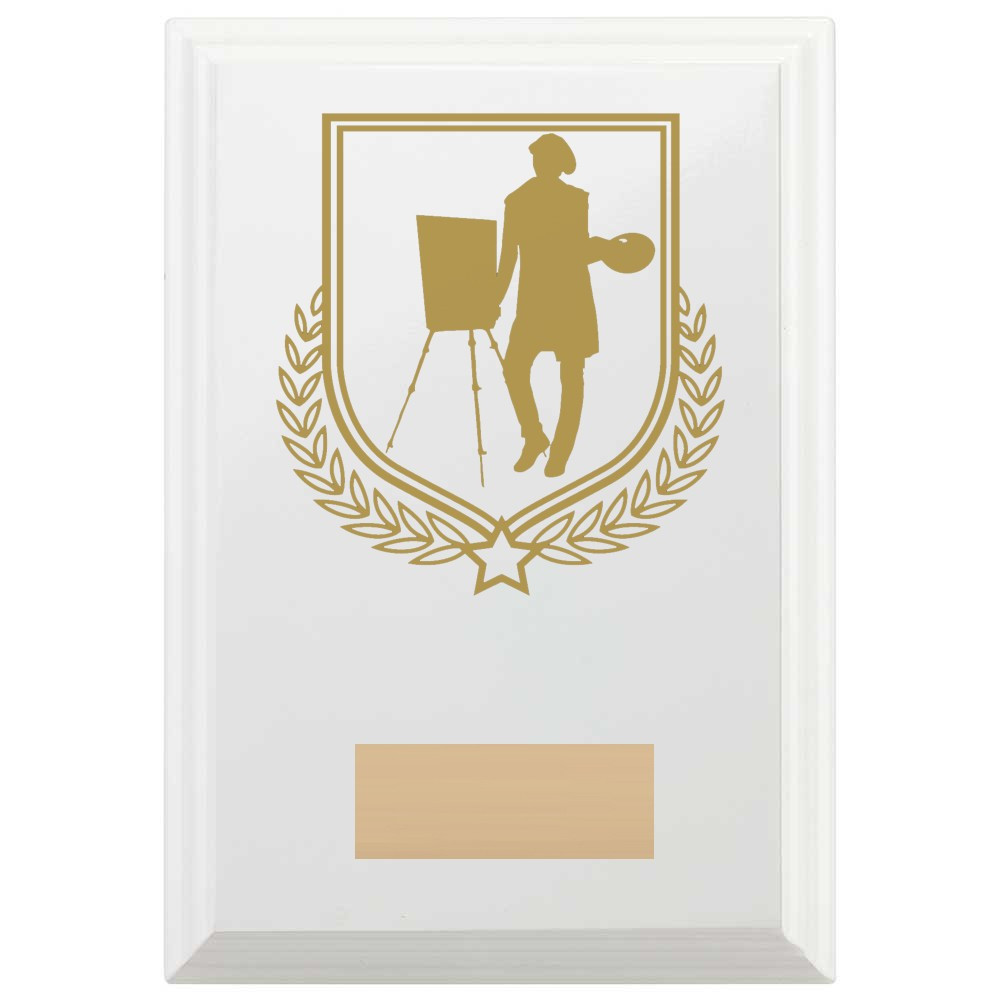 Art Reward Plaque In Arctic White